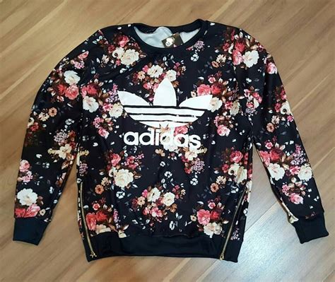 adidas blusa feminina floral